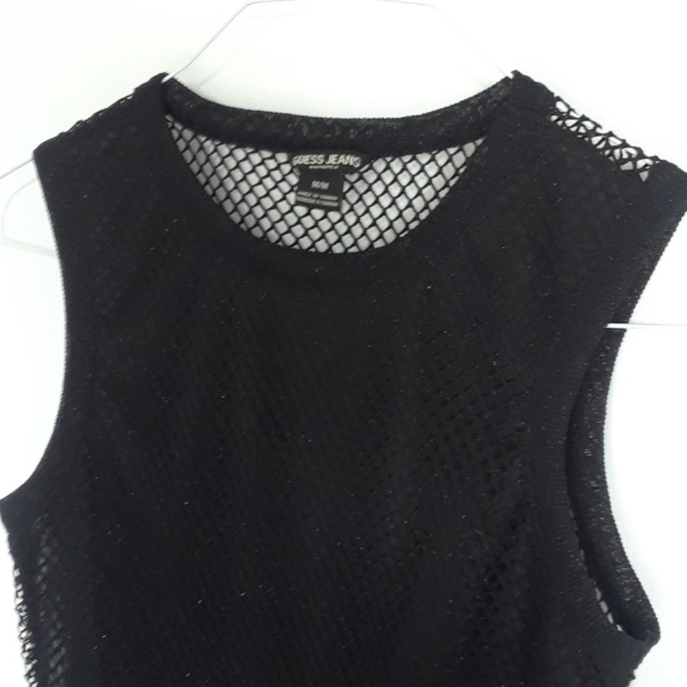 Guess Sleeveless Black M Top